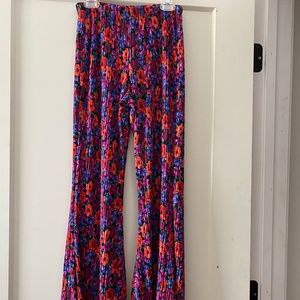 High rise flair pants